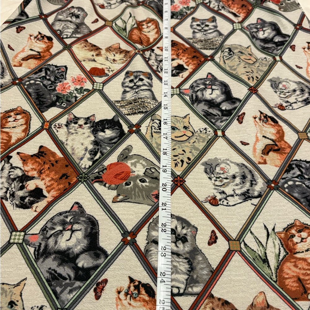 Cat Print Mini Dress - Picture 5 of 6